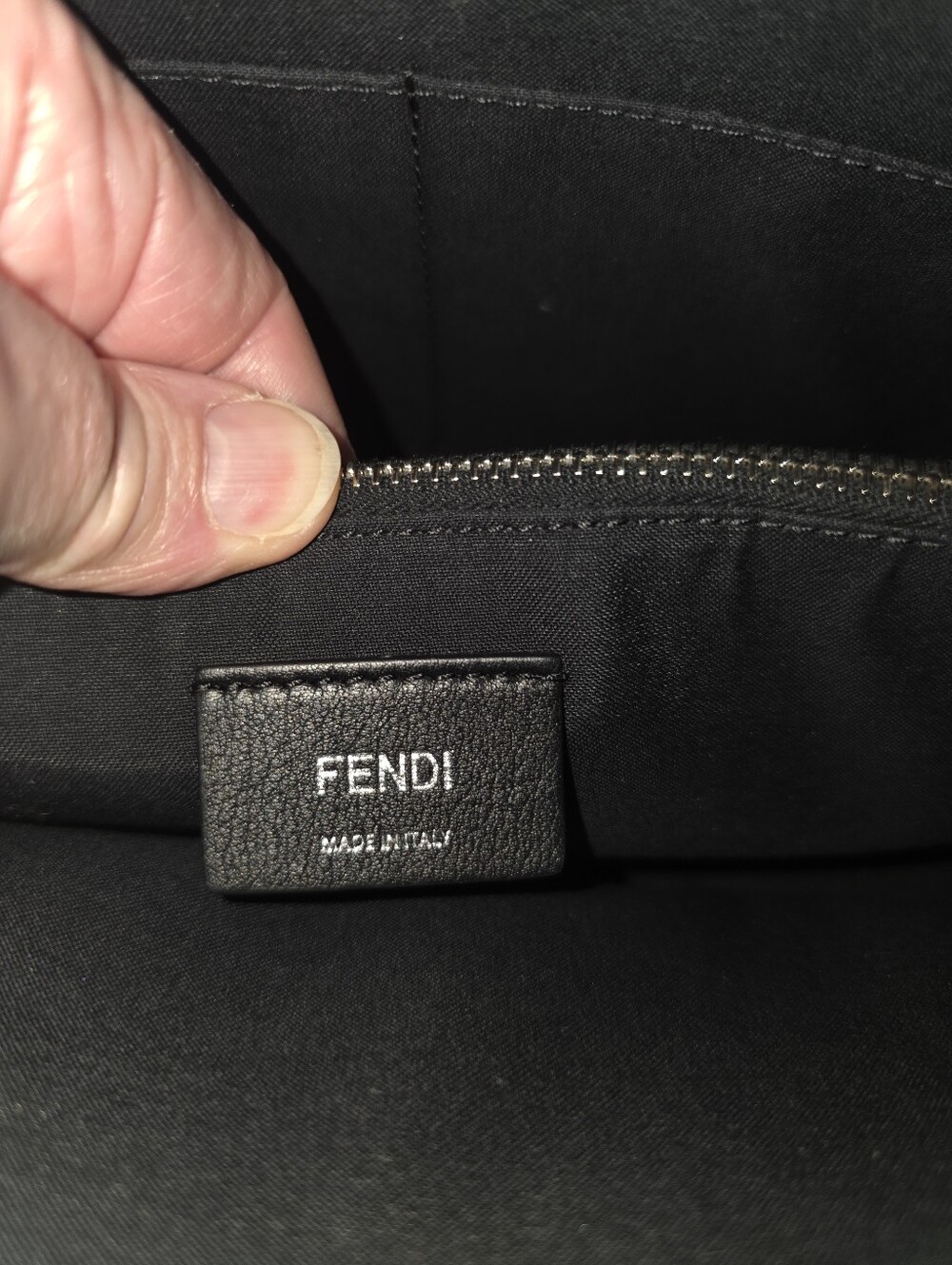 Fendi Black Leather By The Way Satchel Bag - Picture 13 of 13